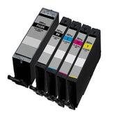 Canon PGI-580PGBKXXL / CLI-581BK  XXL Compatible Set Of 5 Ink Cartridges